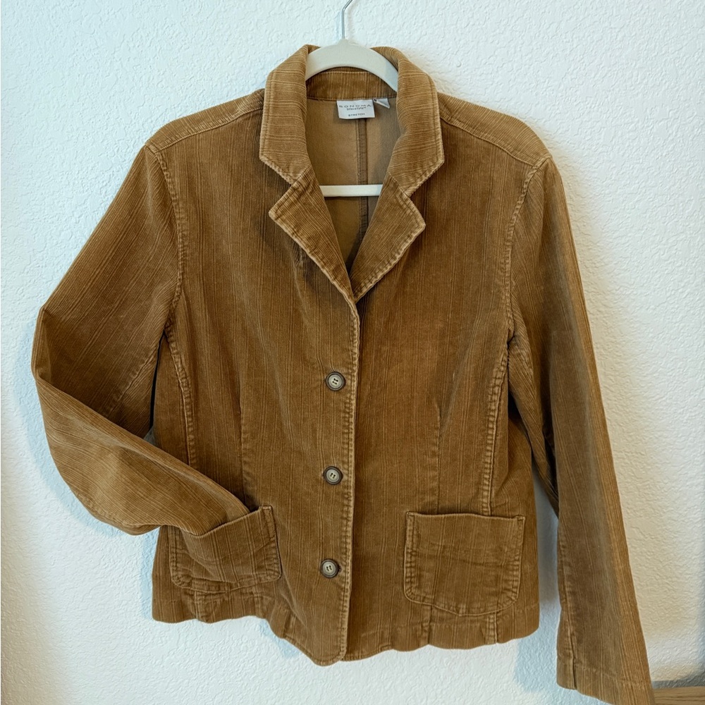 Vintage Tan Corduroy Blazer